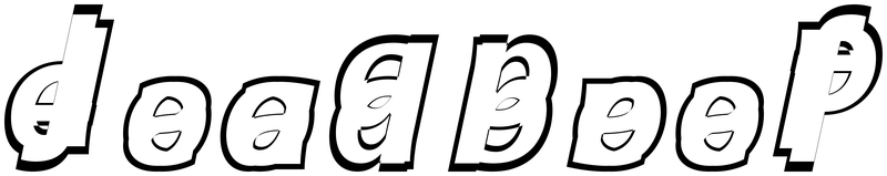 Ambigram for deadbeef in Segoeuiz